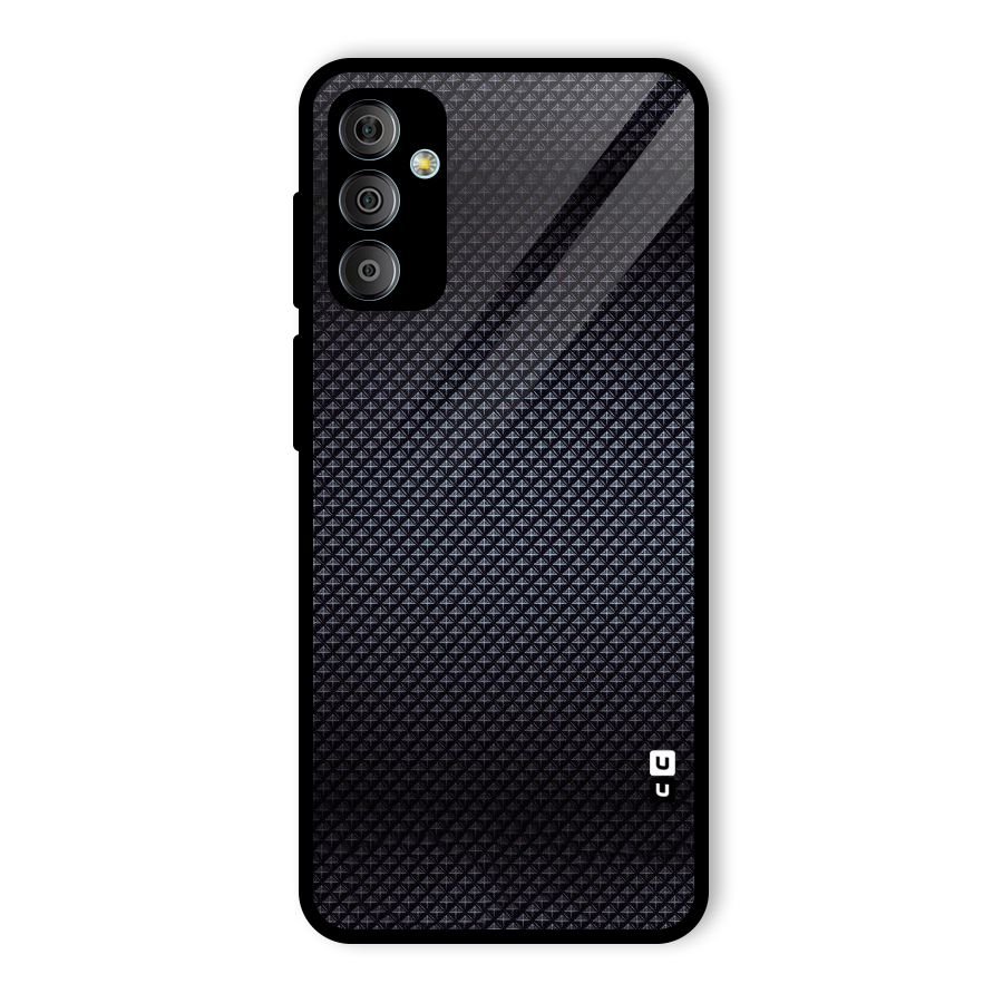 Black Diamond Glass Back Case for Galaxy F23