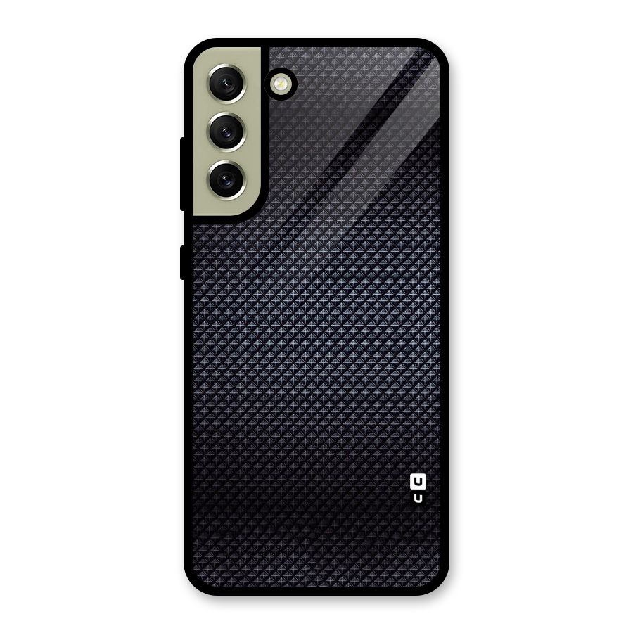 Black Diamond Glass Back Case for Galaxy S21 FE 5G