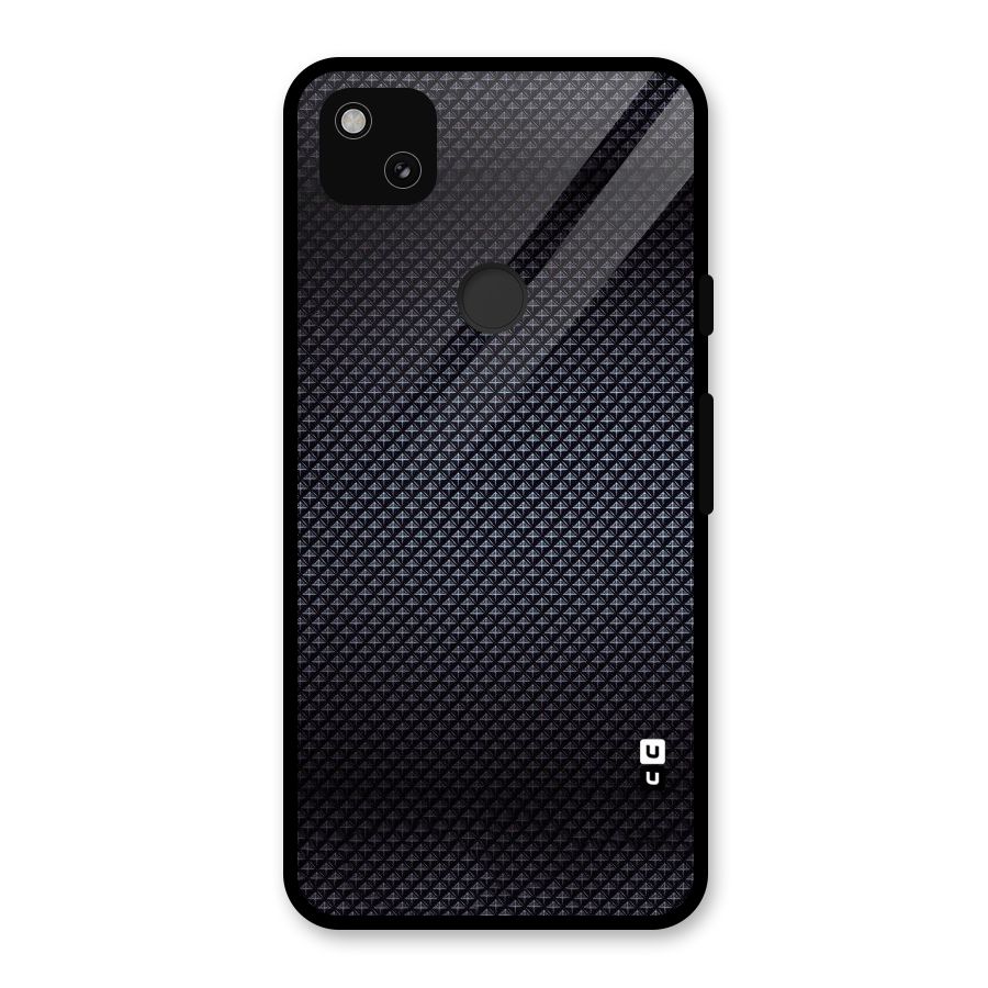 Black Diamond Glass Back Case for Google Pixel 4a