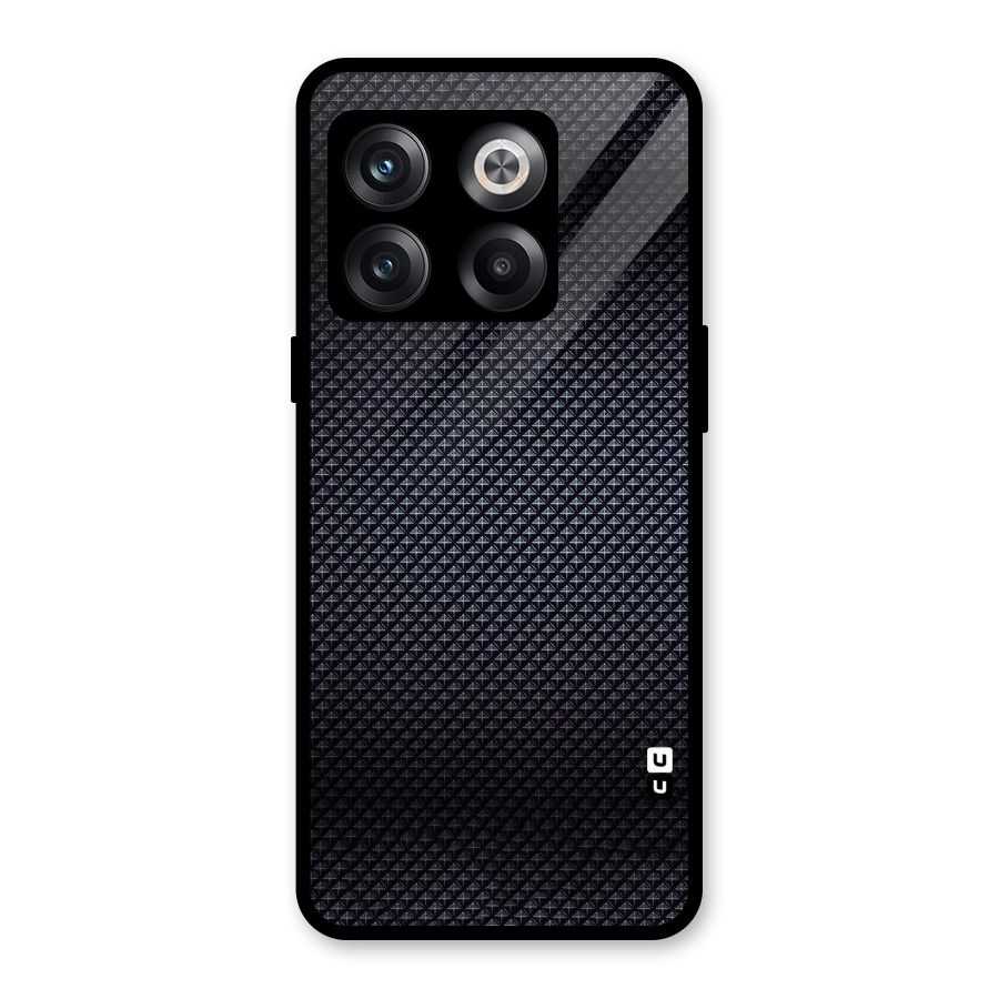 Black Diamond Glass Back Case for OnePlus 10T