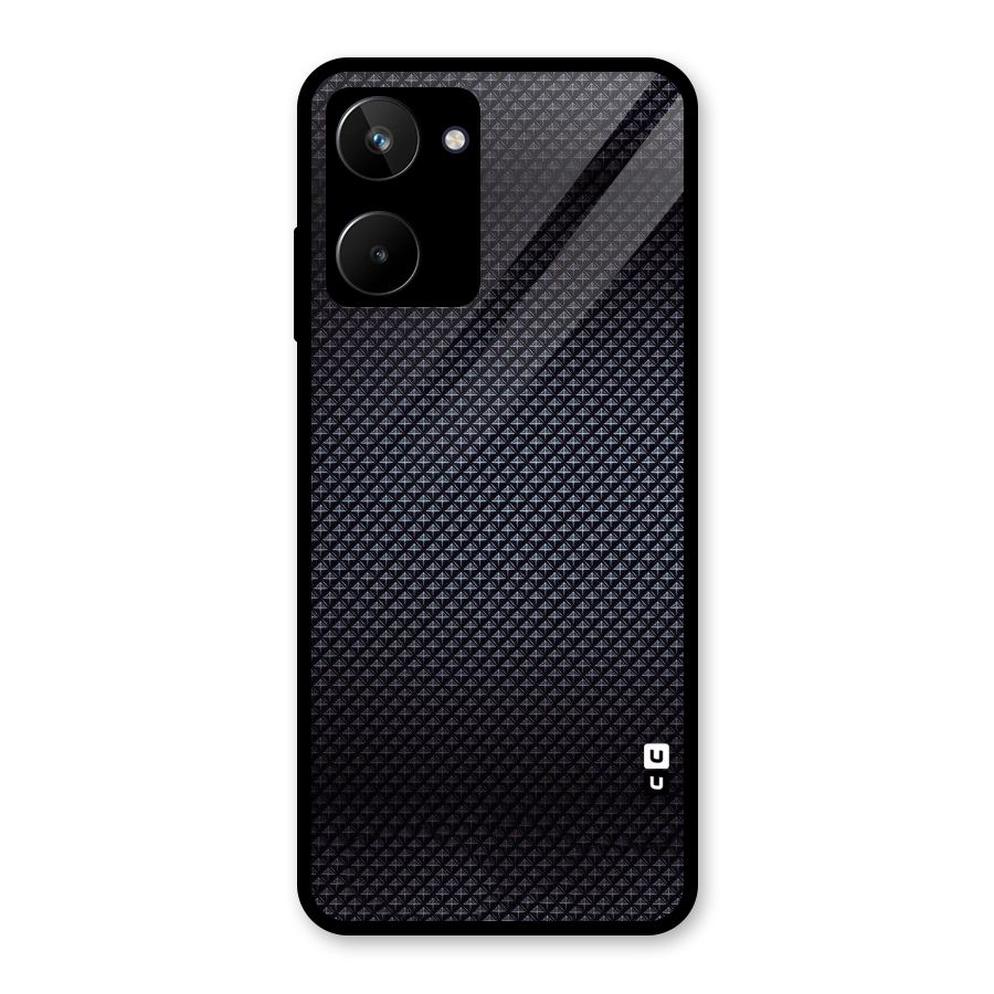 Black Diamond Glass Back Case for Realme 10