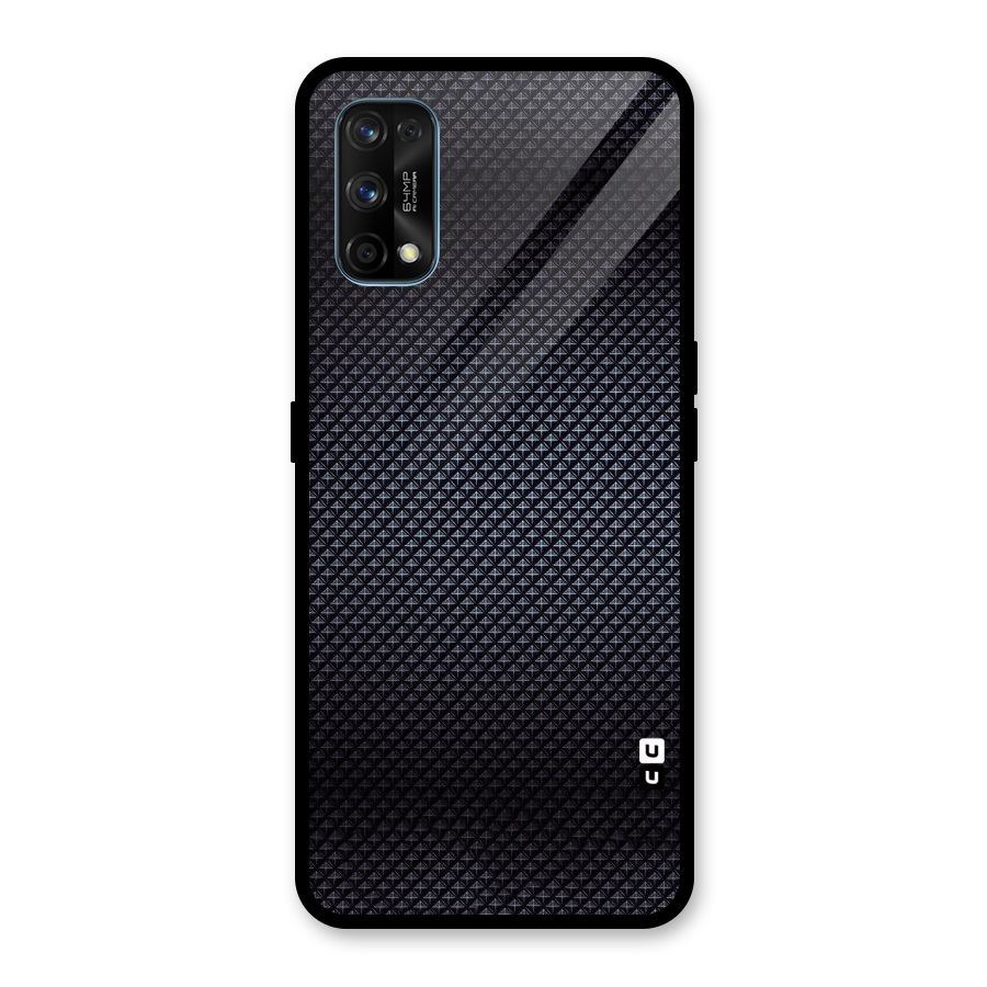 Black Diamond Glass Back Case for Realme 7 Pro