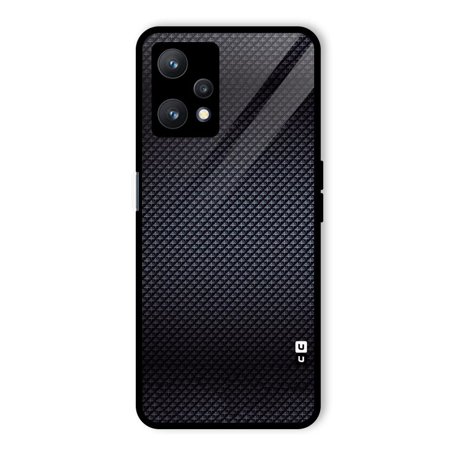 Black Diamond Glass Back Case for Realme 9 Pro 5G