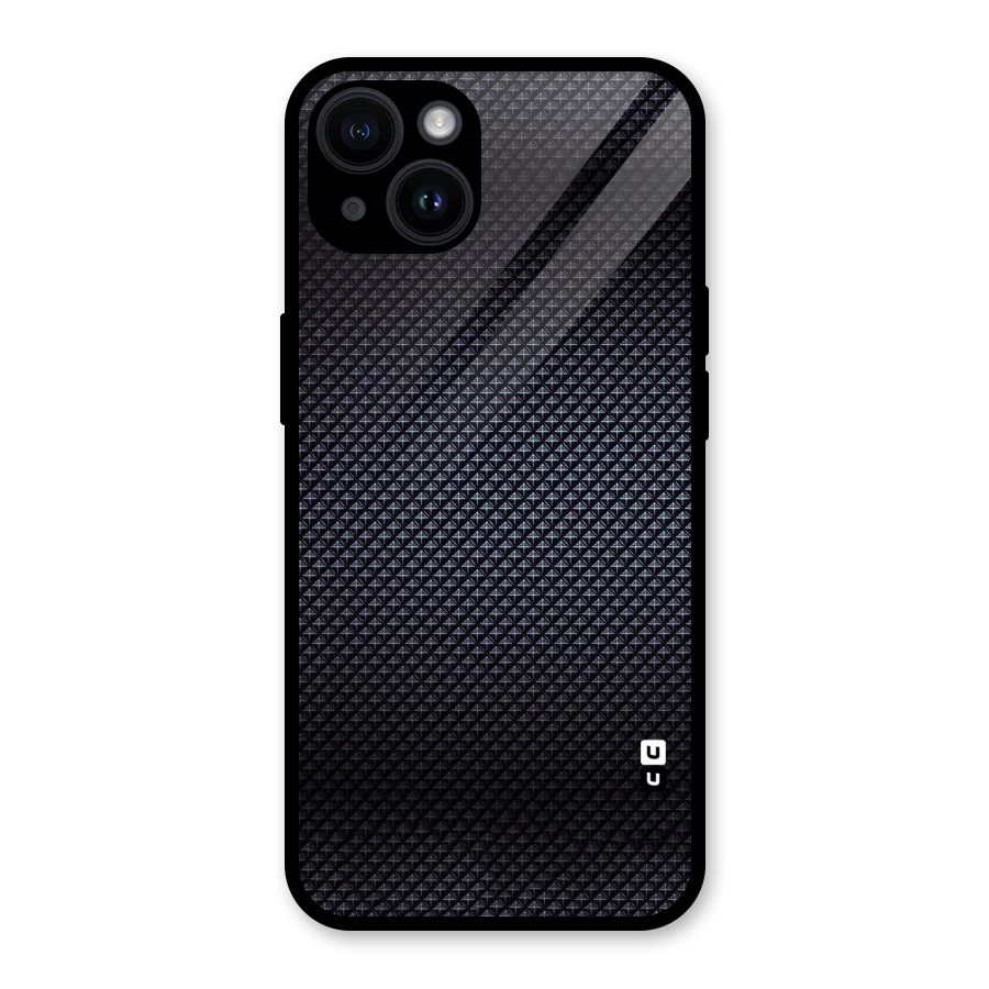 Black Diamond Glass Back Case for iPhone 14