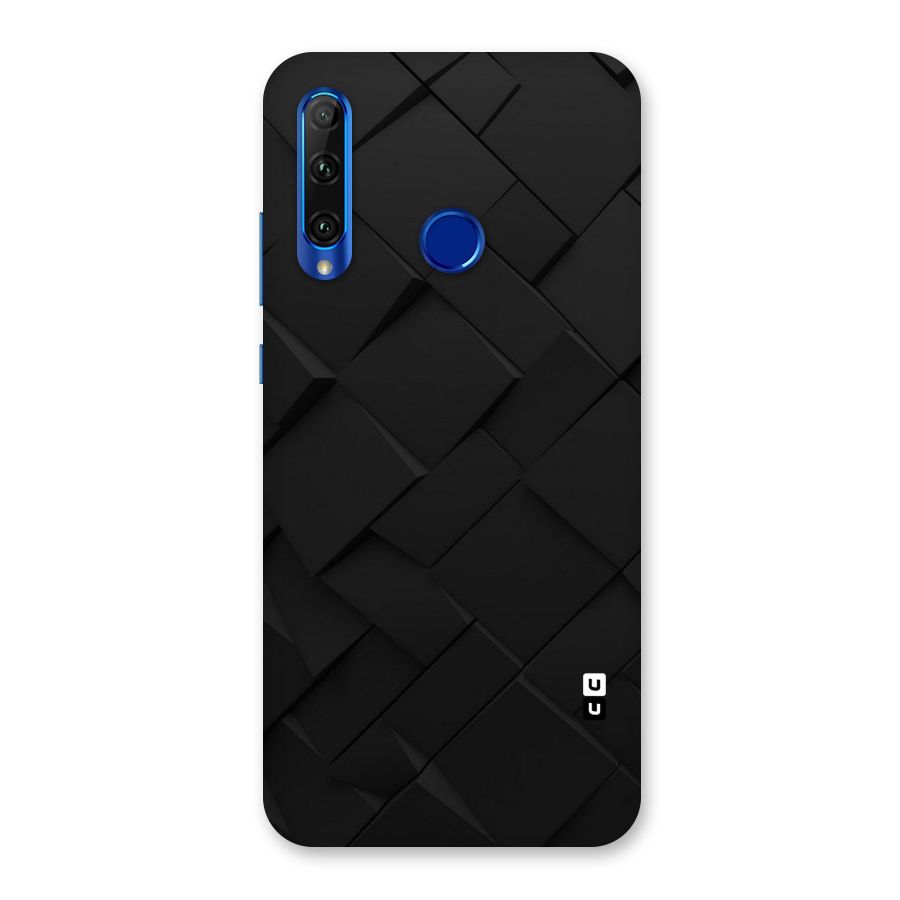 Black Elegant Design Back Case for Honor 20i