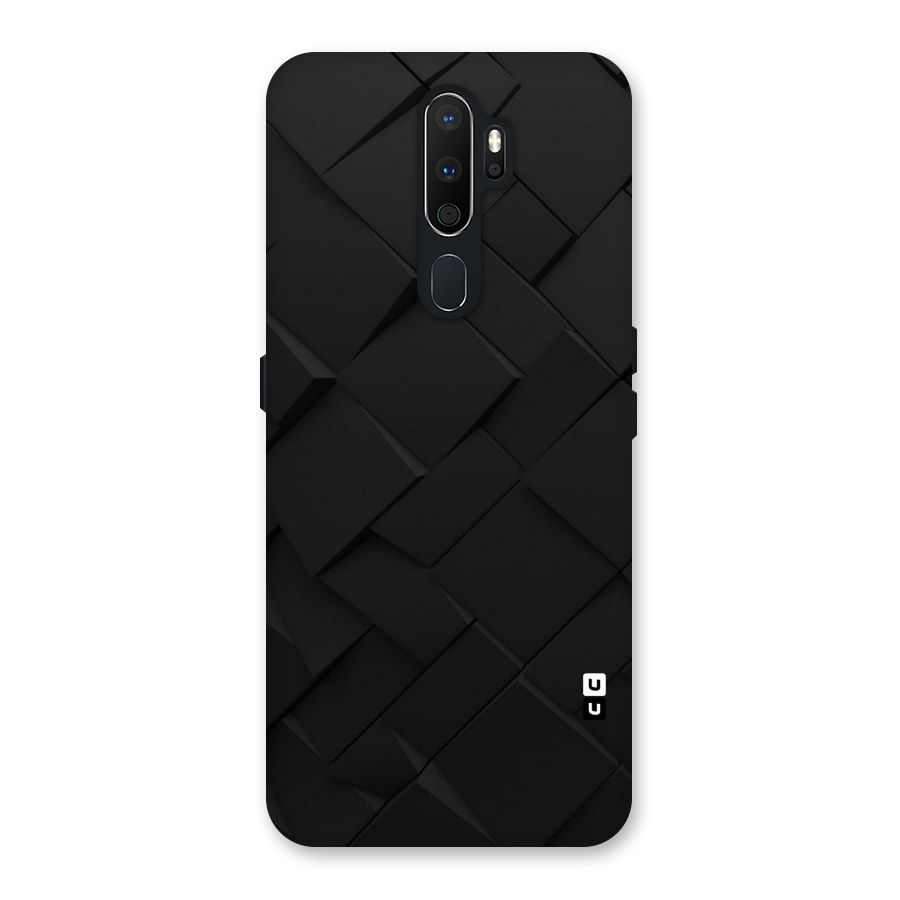 Black Elegant Design Back Case for Oppo A5 (2020)