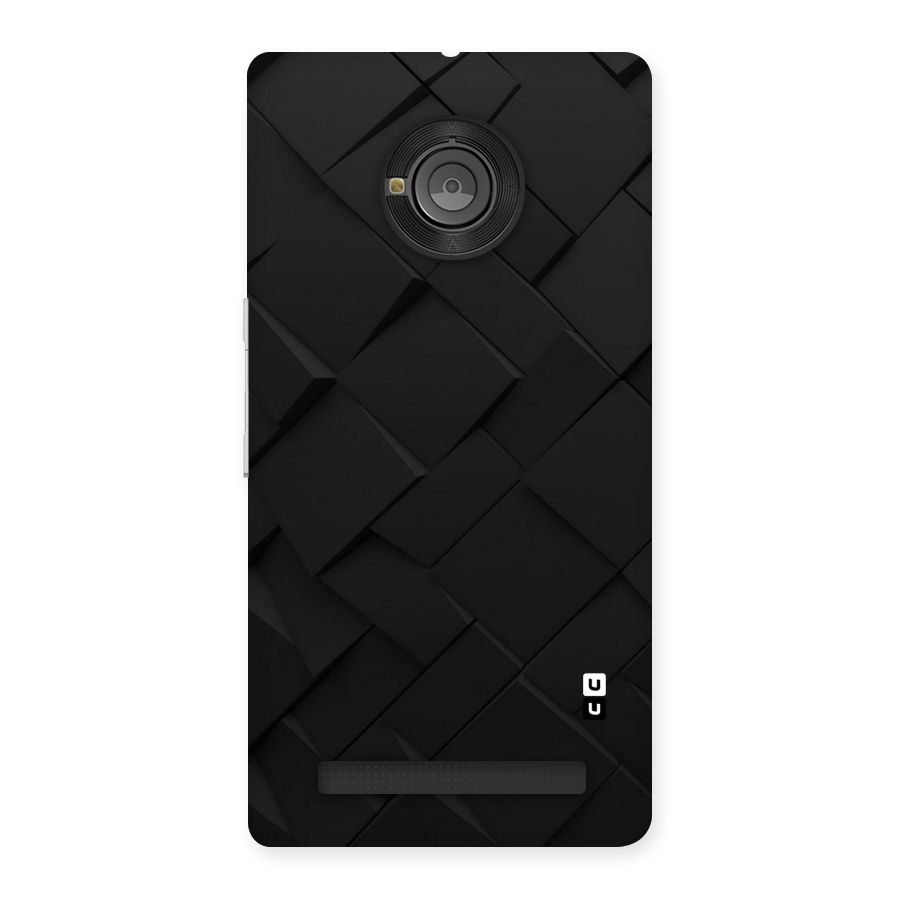 Black Elegant Design Back Case for Yu Yunique