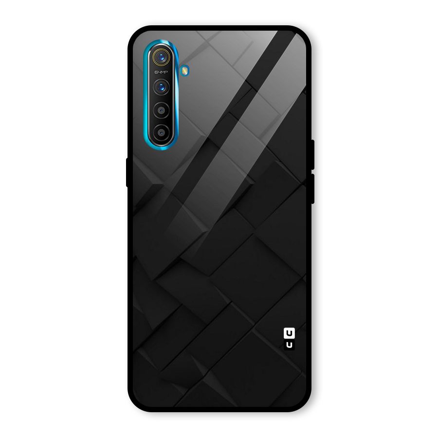 Black Elegant Design Glass Back Case for Realme X2