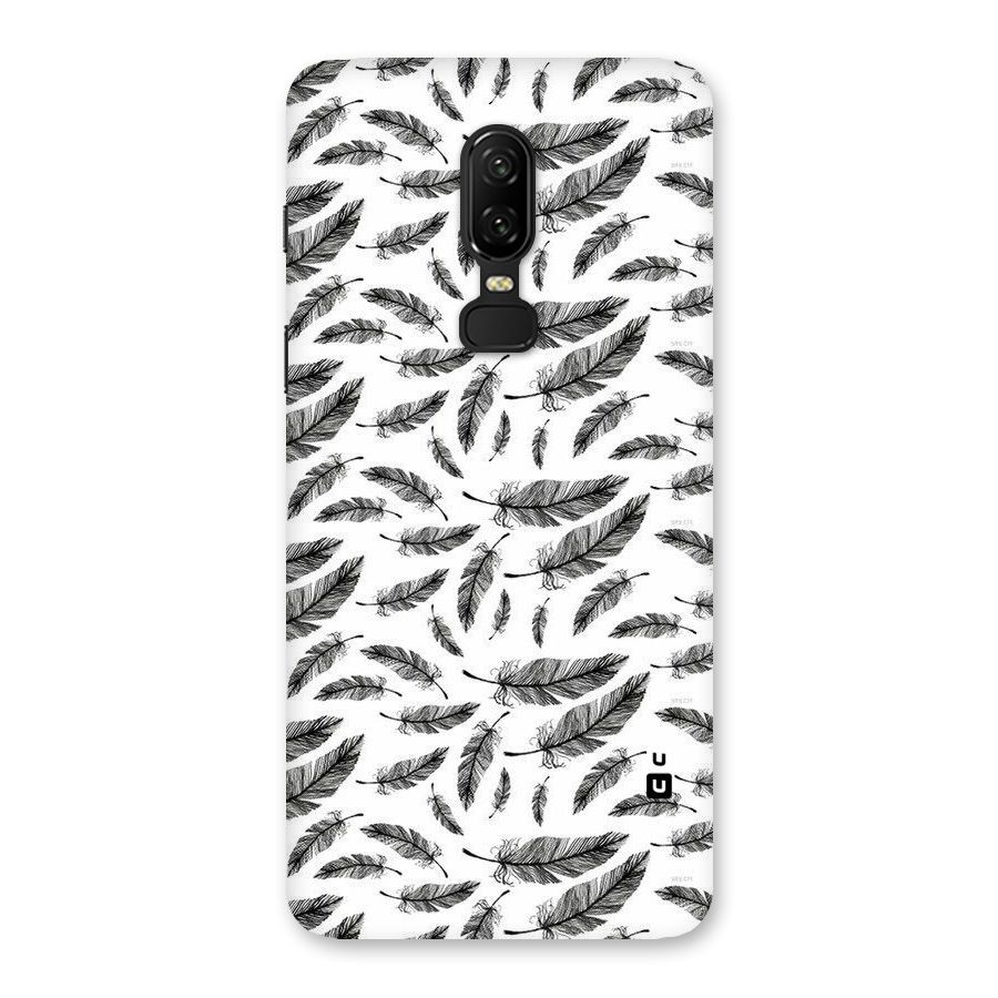 Black Feather Back Case for OnePlus 6