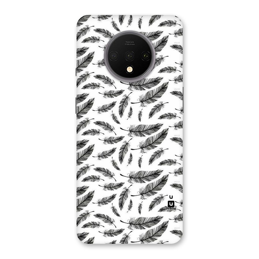 Black Feather Back Case for OnePlus 7T