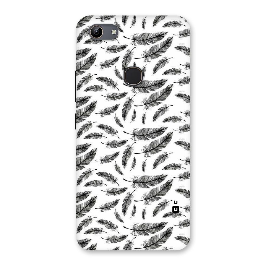 Black Feather Back Case for Vivo Y81
