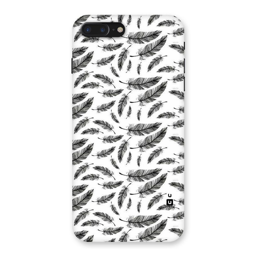 Black Feather Back Case for iPhone 7 Plus