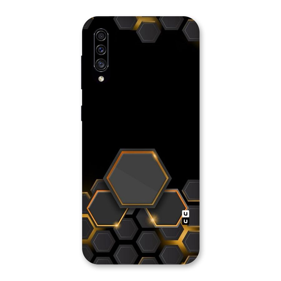 Black Gold Hexa Back Case for Galaxy A30s