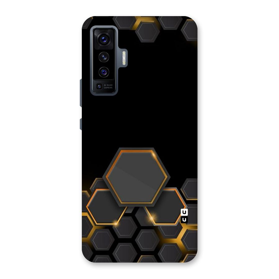 Black Gold Hexa Back Case for Vivo X50
