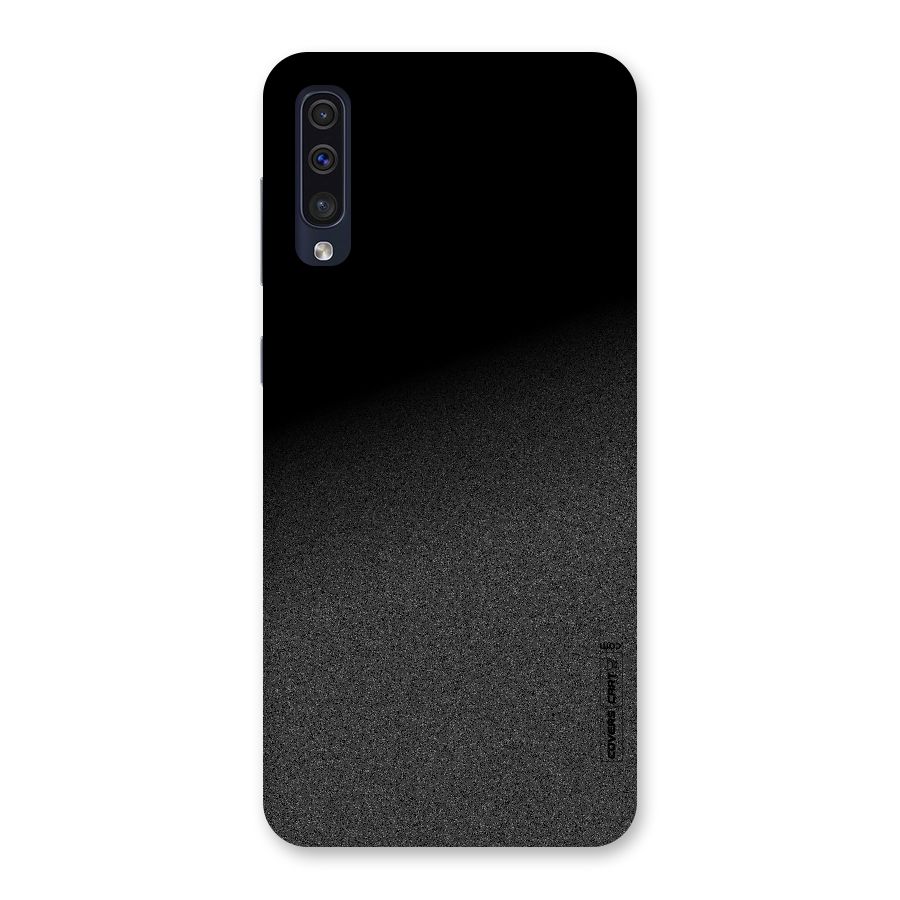 Black Grey Noise Fusion Back Case for Galaxy A50