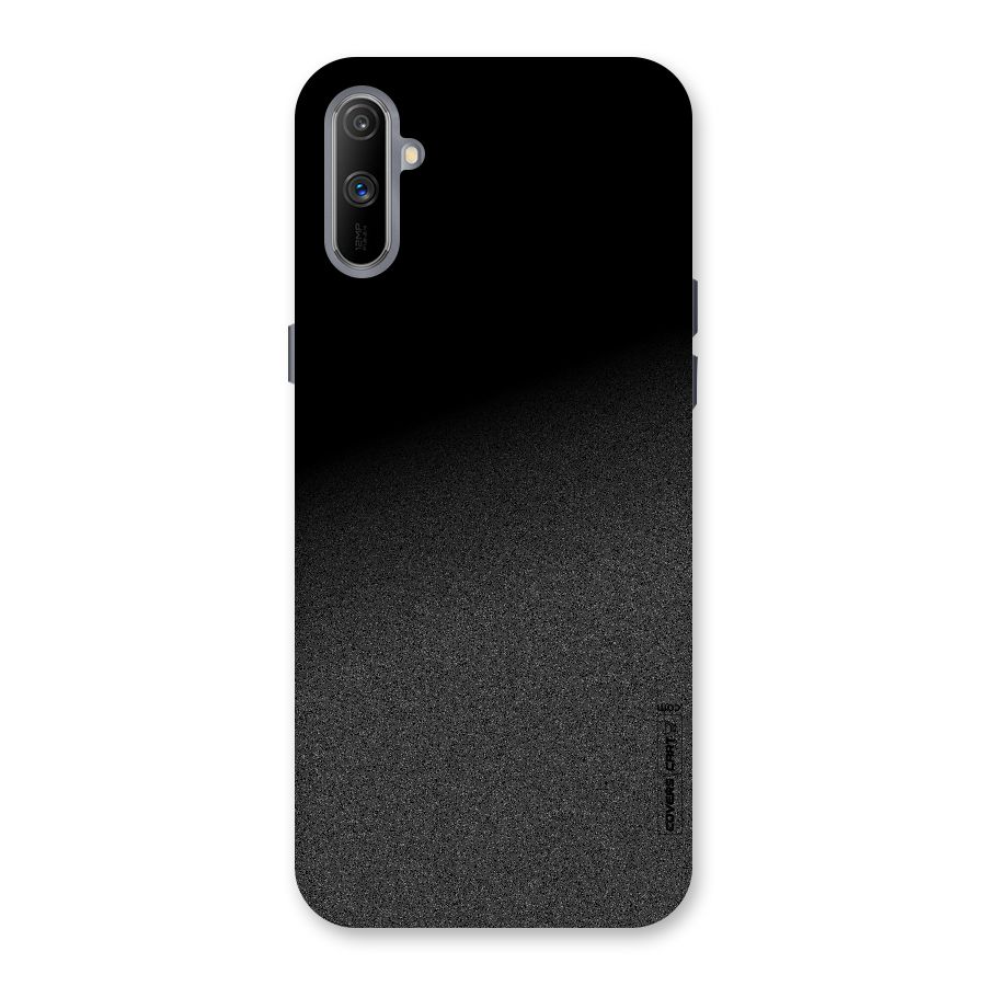 Black Grey Noise Fusion Back Case for Realme C3