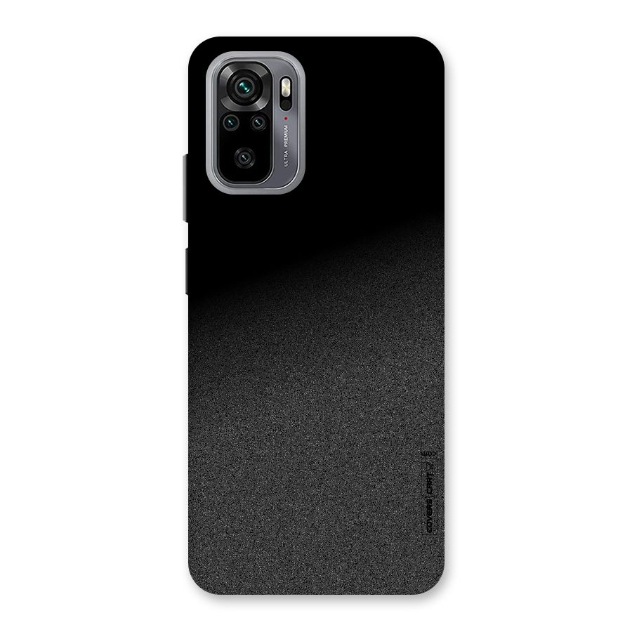 Black Grey Noise Fusion Back Case for Redmi Note 10