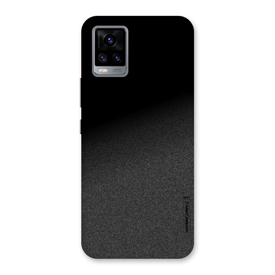 Black Grey Noise Fusion Back Case for Vivo V20