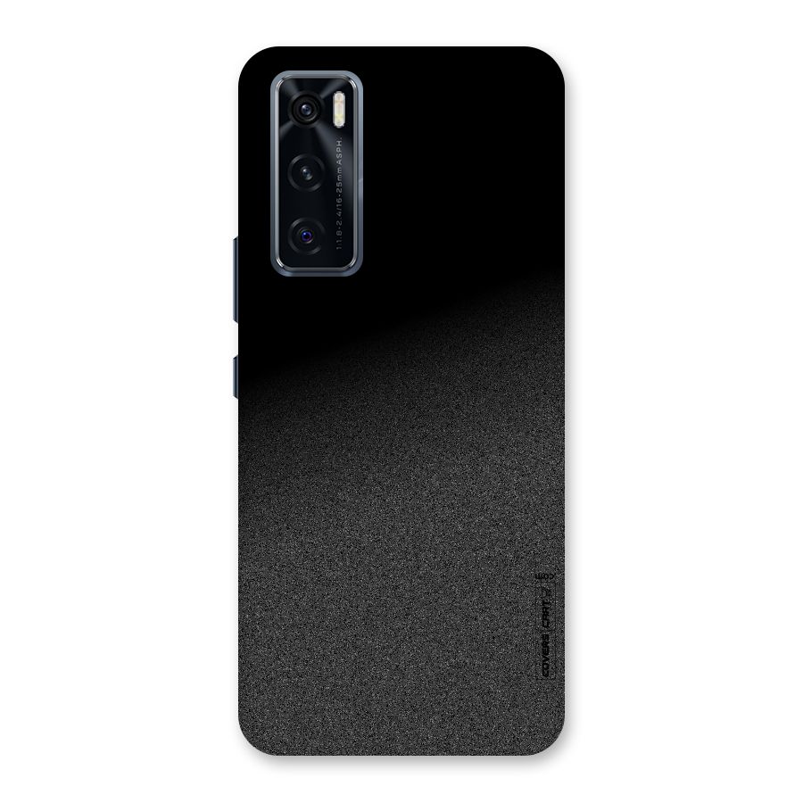 Black Grey Noise Fusion Back Case for Vivo V20 SE
