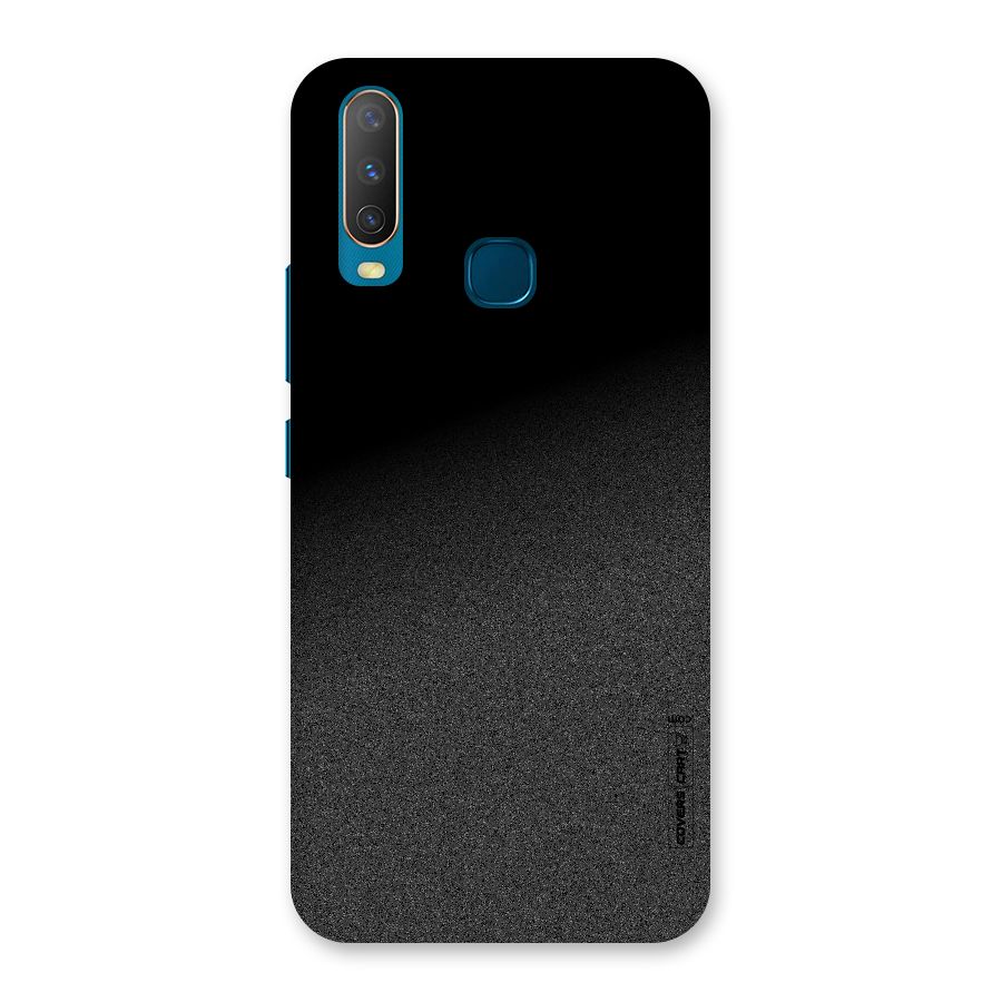 Black Grey Noise Fusion Back Case for Vivo Y17