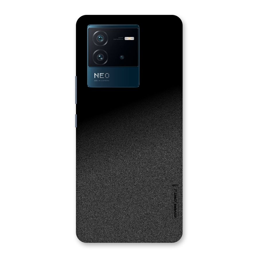 Black Grey Noise Fusion Back Case for Vivo iQOO Neo 6 5G