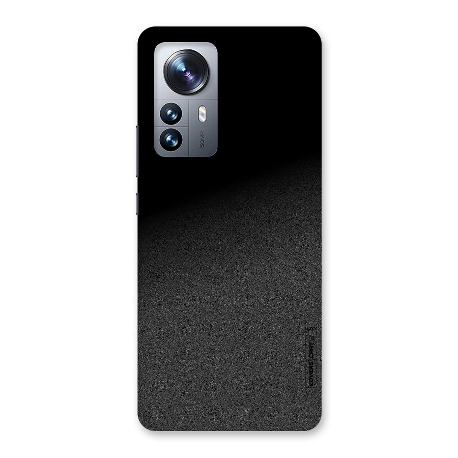 Black Grey Noise Fusion Back Case for Xiaomi 12 Pro
