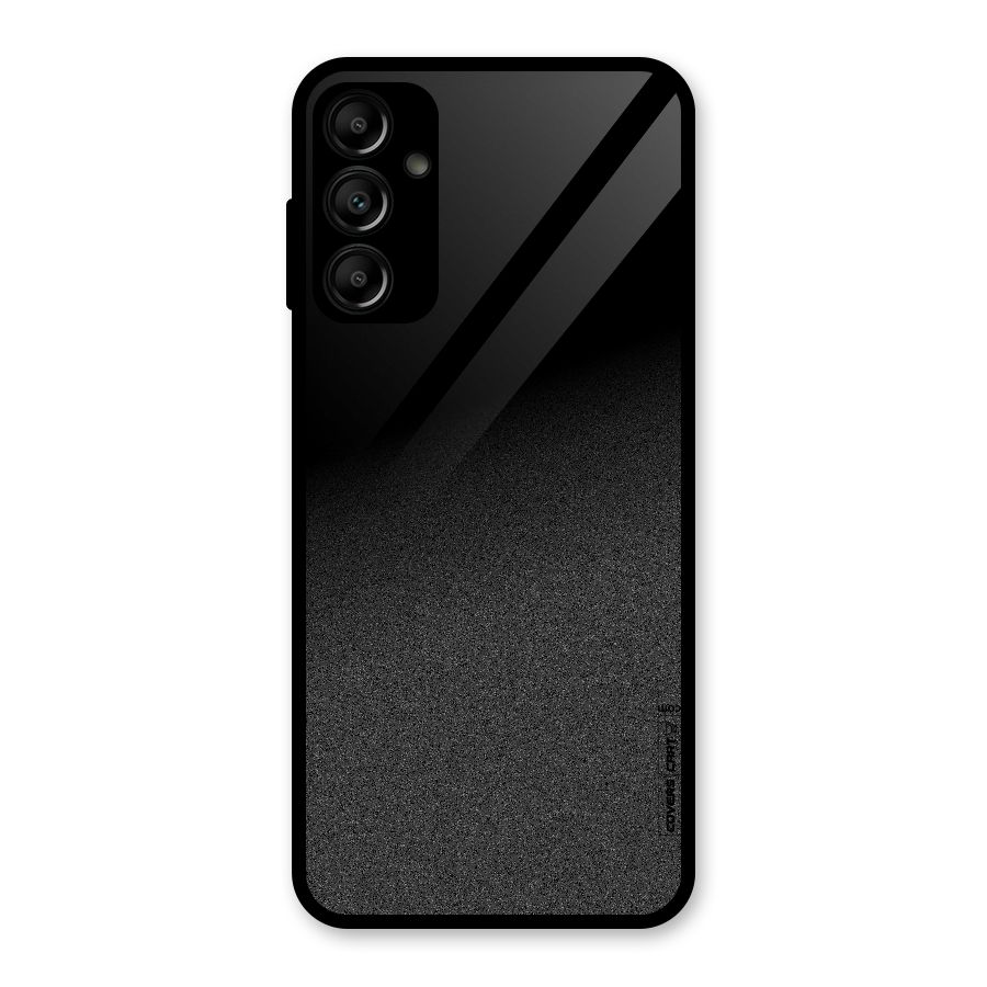 Black Grey Noise Fusion Glass Back Case for Galaxy A14 5G
