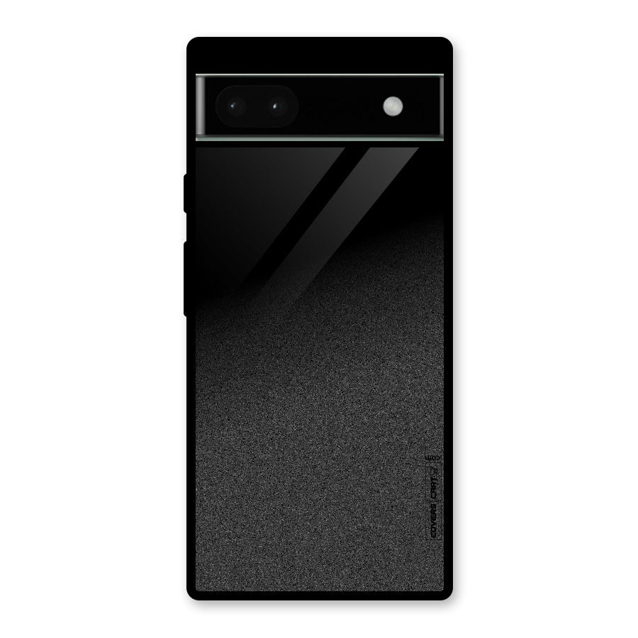 Black Grey Noise Fusion Glass Back Case for Google Pixel 6a