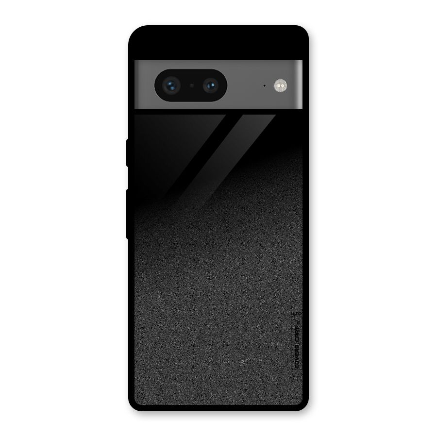 Black Grey Noise Fusion Glass Back Case for Google Pixel 7