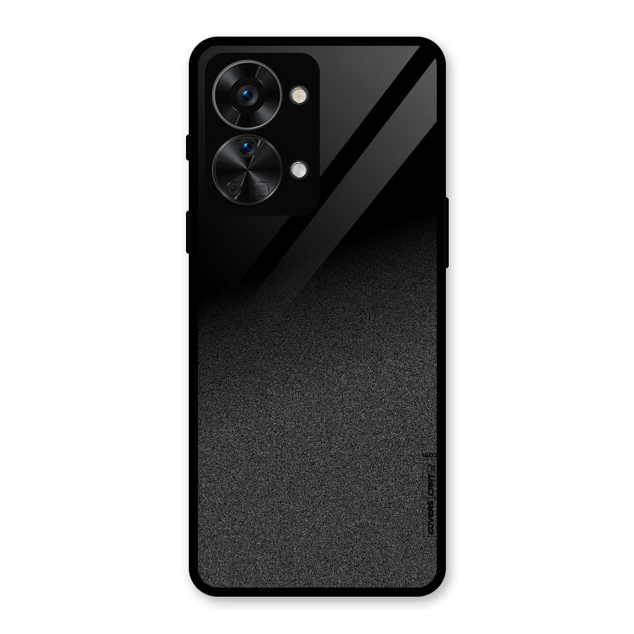 Black Grey Noise Fusion Glass Back Case for OnePlus Nord 2T