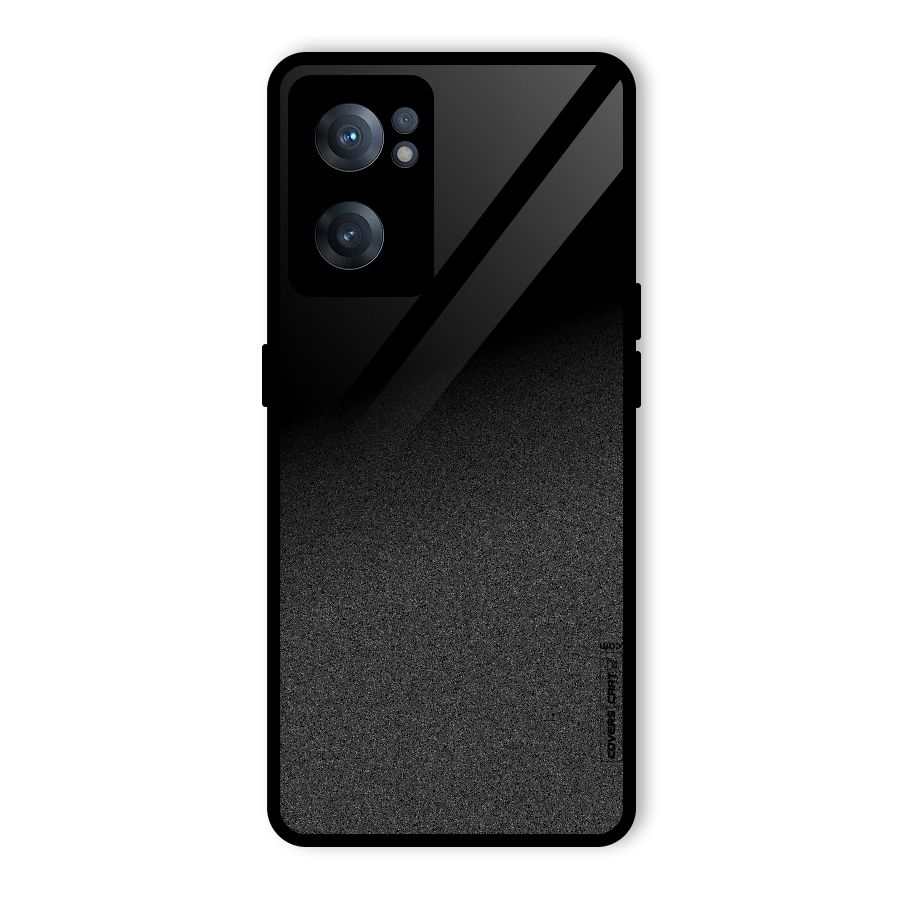 Black Grey Noise Fusion Glass Back Case for OnePlus Nord CE 2 5G