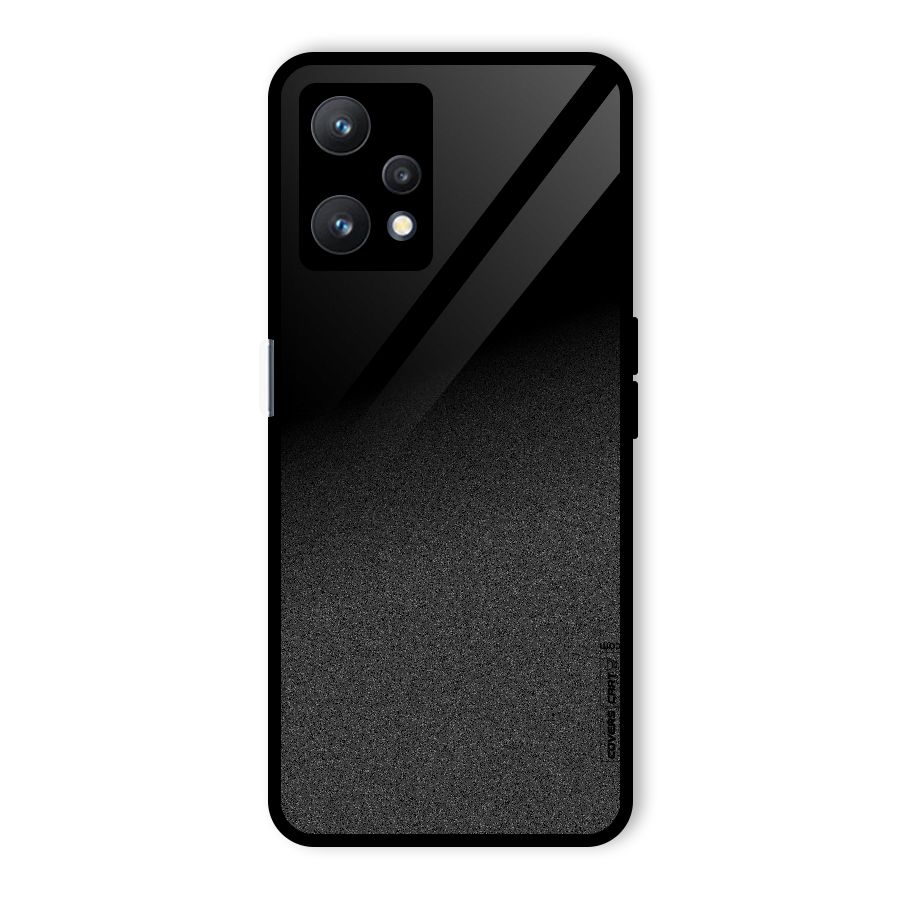 Black Grey Noise Fusion Glass Back Case for Realme 9 Pro 5G