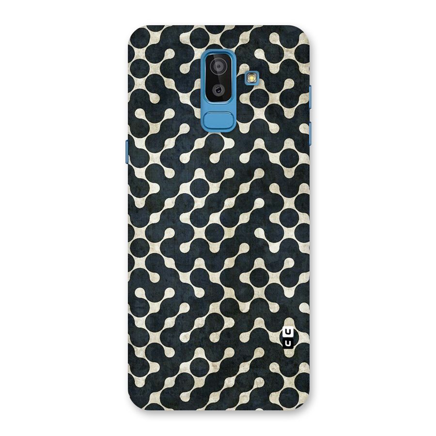Black Maze Design Back Case for Galaxy On8 (2018)