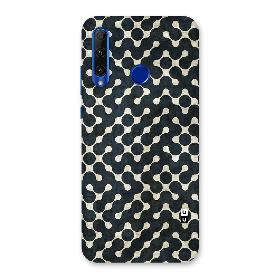 Black Maze Design Back Case for Honor 20i