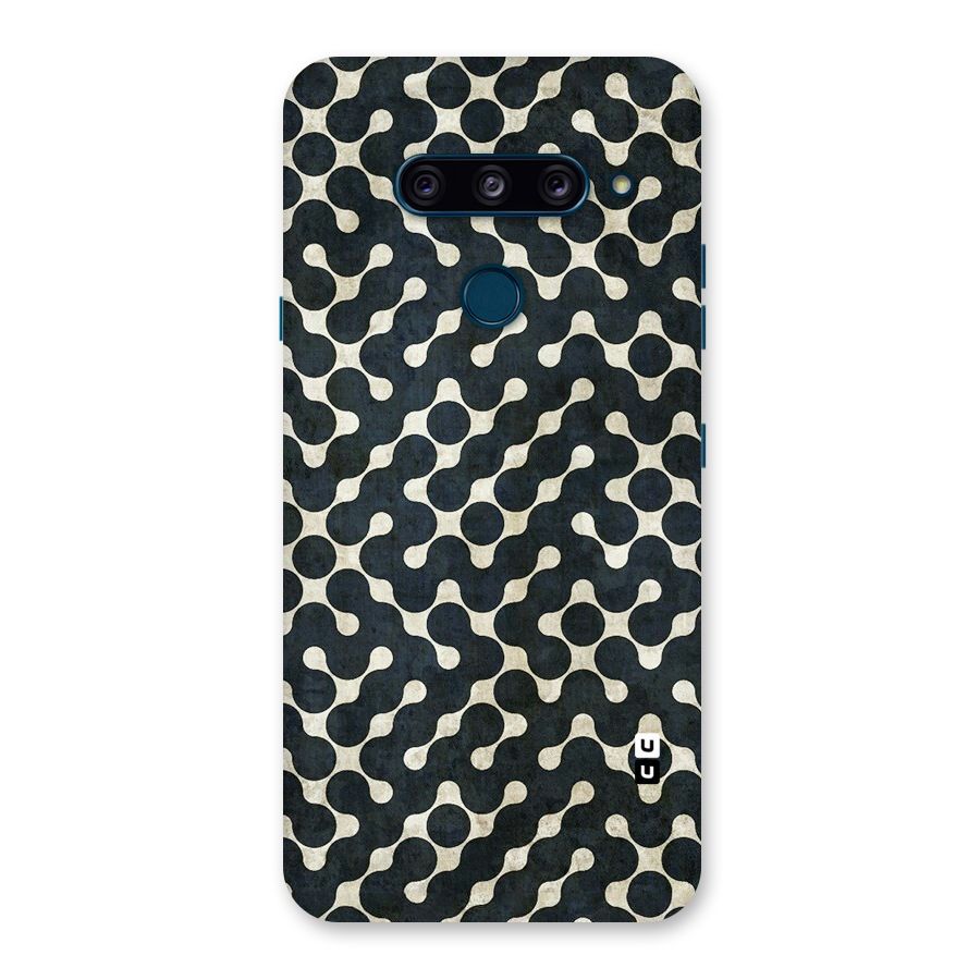 Black Maze Design Back Case for LG  V40 ThinQ