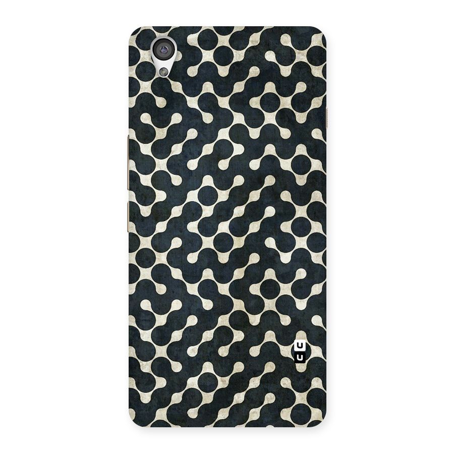 Black Maze Design Back Case for OnePlus X