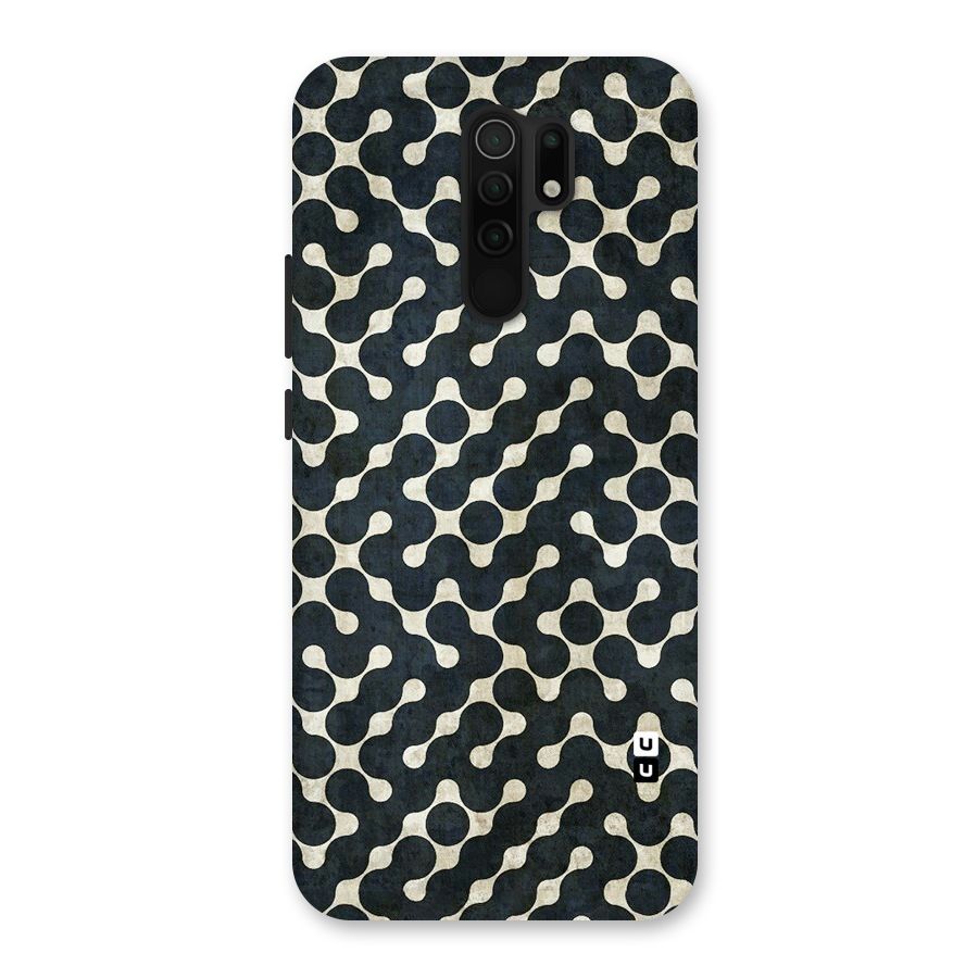 Black Maze Design Back Case for Redmi 9 Prime