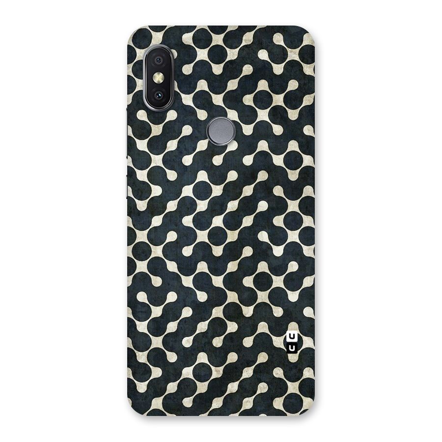 Black Maze Design Back Case for Redmi Y2