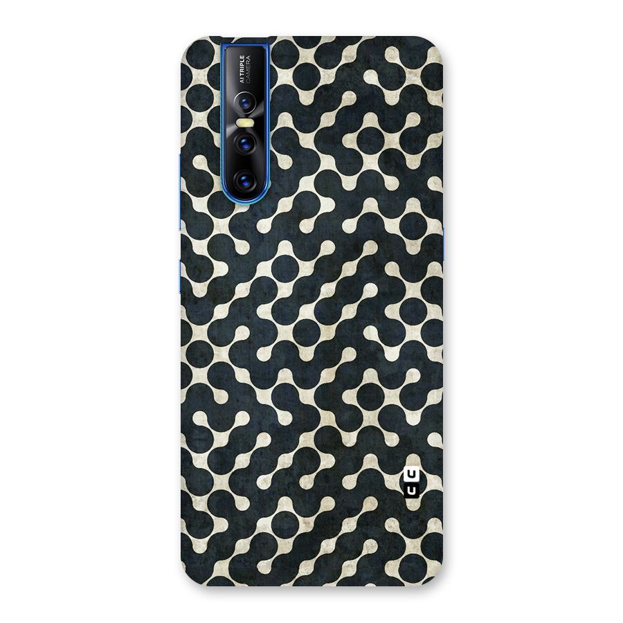 Black Maze Design Back Case for Vivo V15 Pro