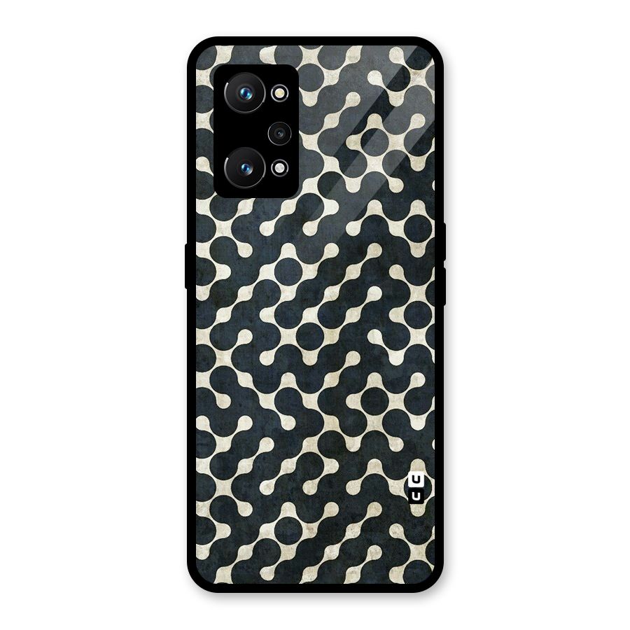 Black Maze Design Glass Back Case for Realme GT Neo 3T