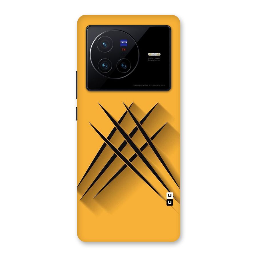 Black Paws Back Case for Vivo X80