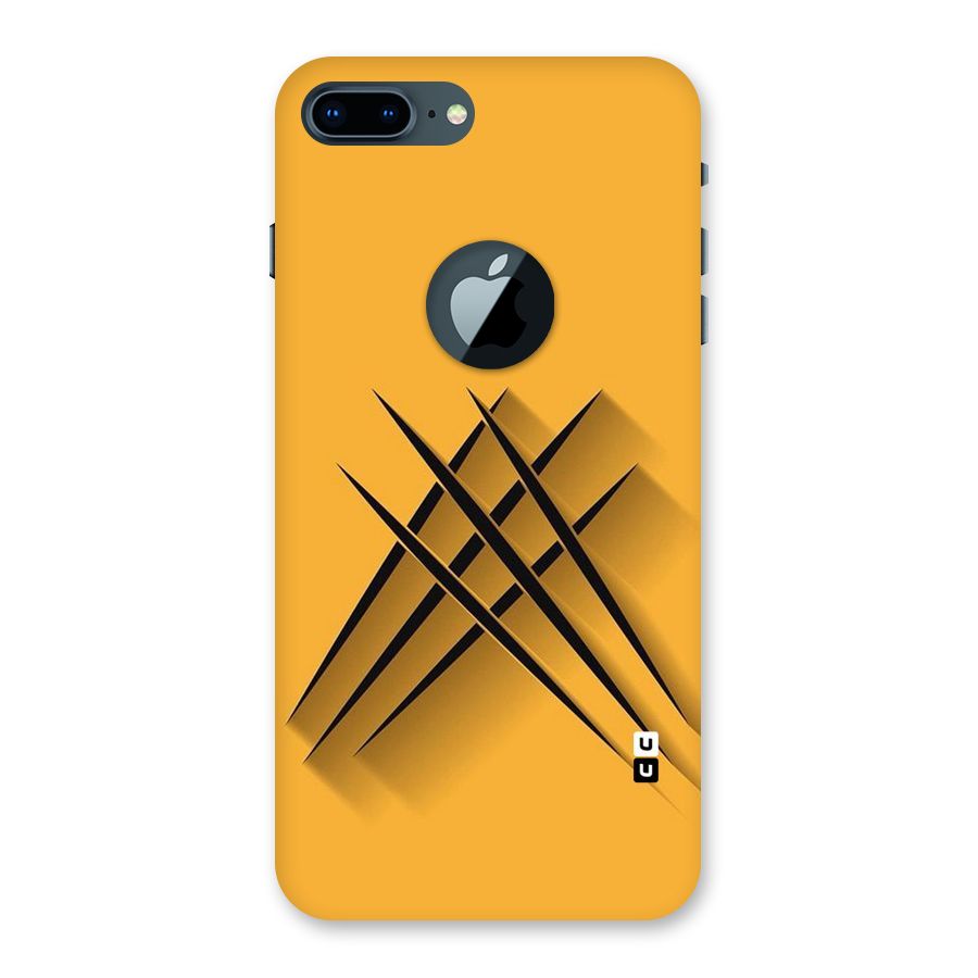 Black Paws Back Case for iPhone 7 Plus Logo Cut