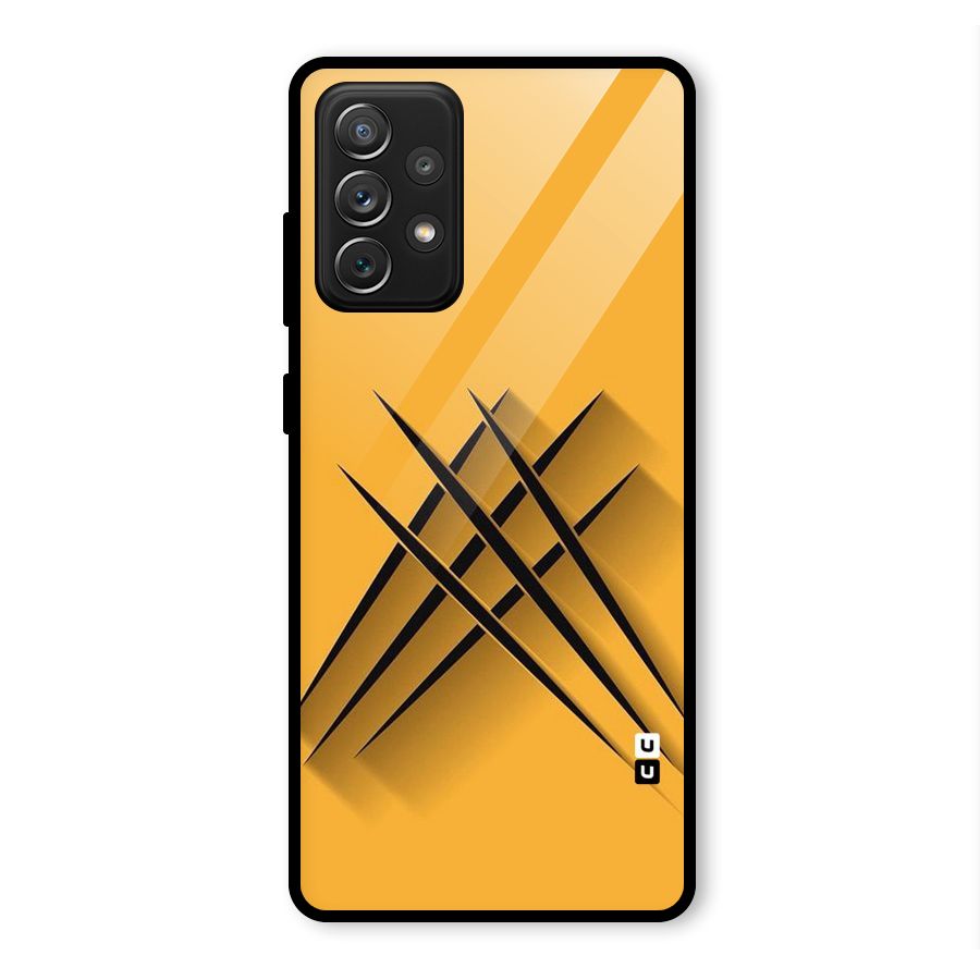 Black Paws Glass Back Case for Galaxy A72