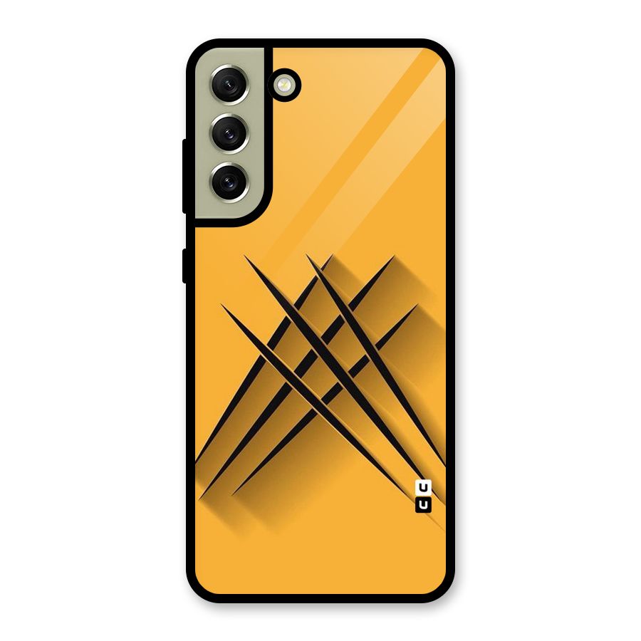 Black Paws Glass Back Case for Galaxy S21 FE 5G
