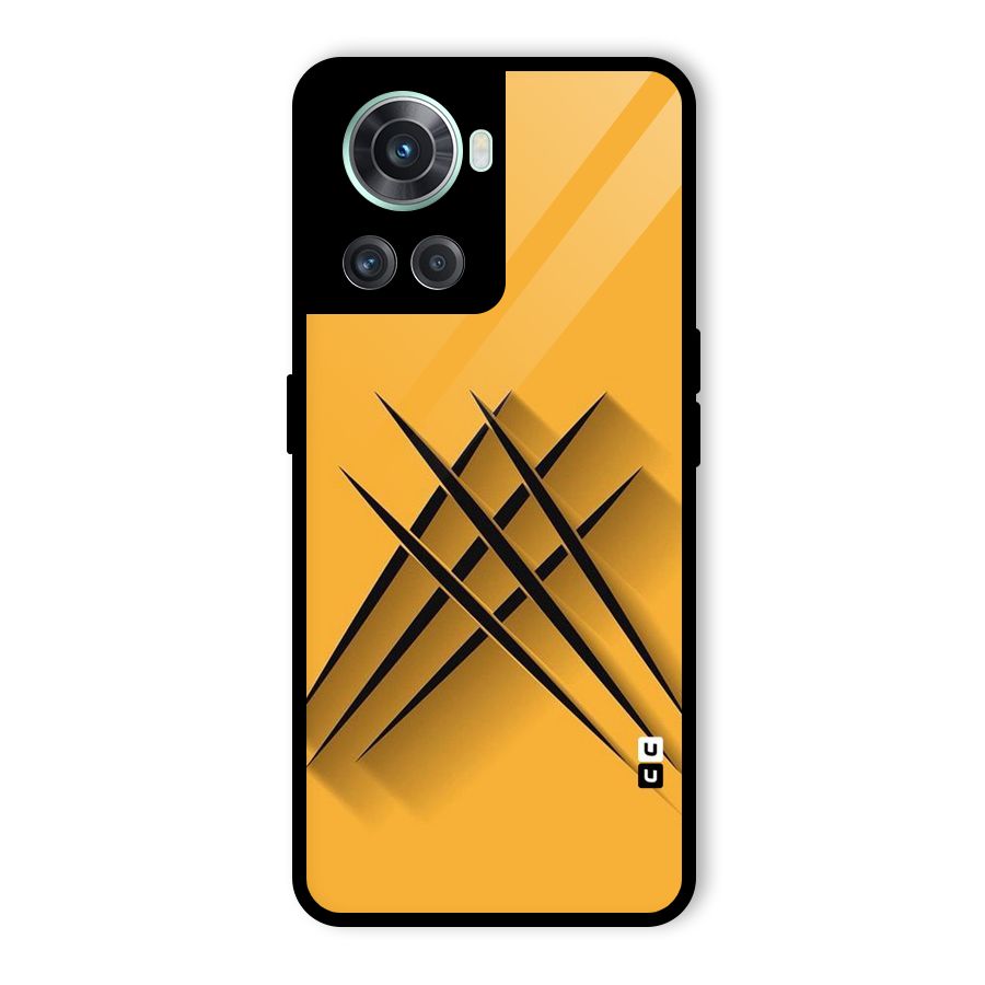 Black Paws Glass Back Case for OnePlus 10R