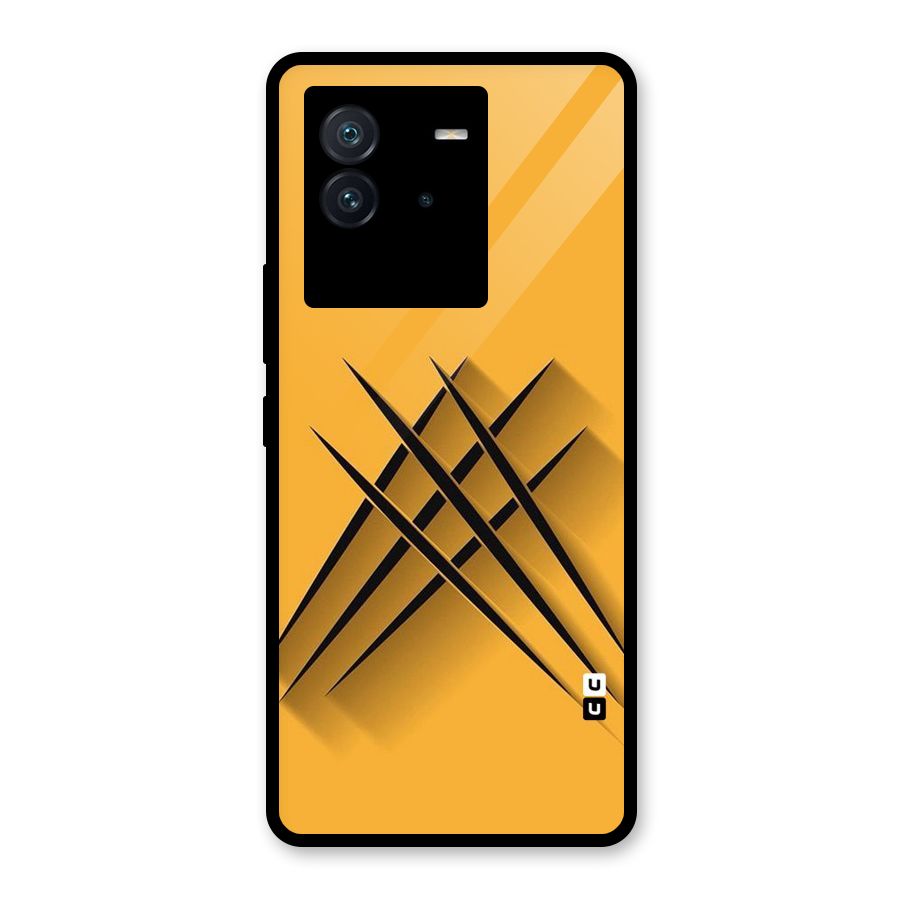 Black Paws Glass Back Case for Vivo iQOO Neo 6 5G