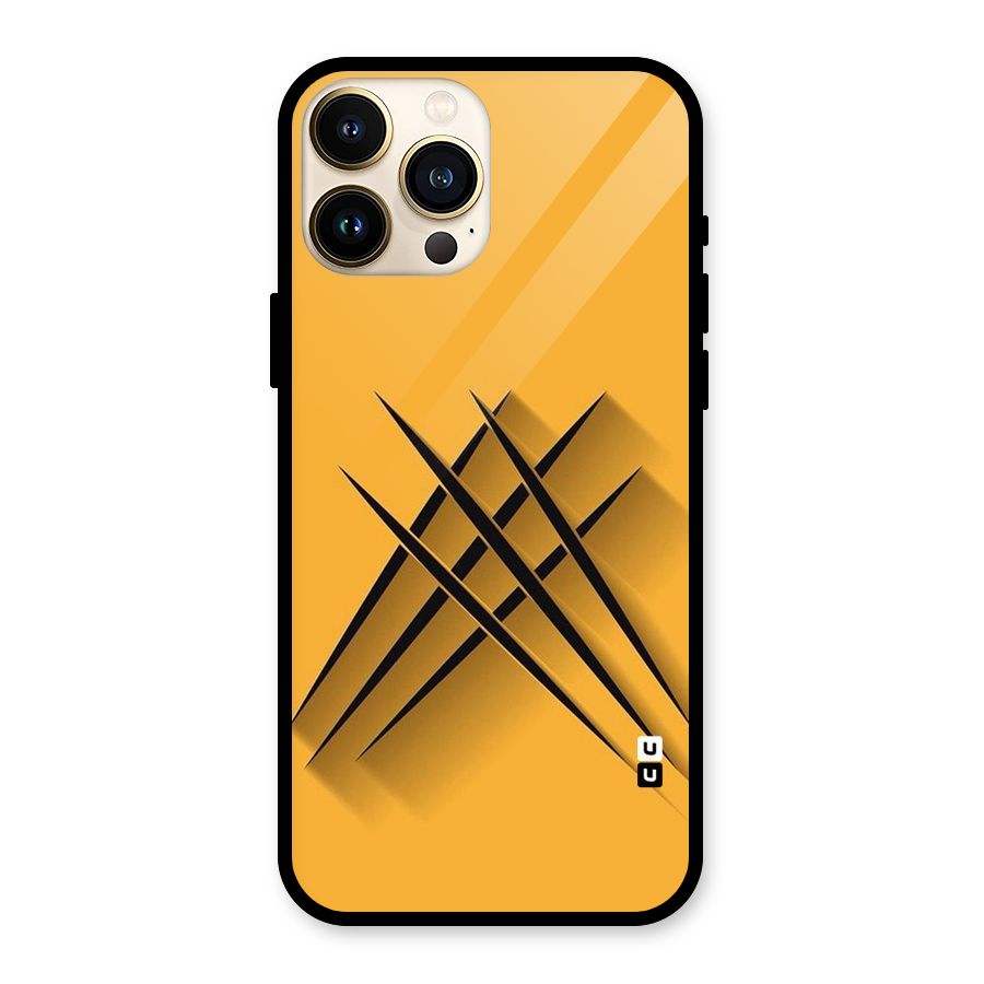 Black Paws Glass Back Case for iPhone 13 Pro Max