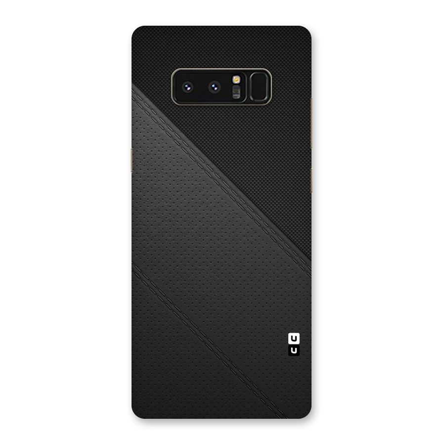 Black Polka Stripe Back Case for Galaxy Note 8