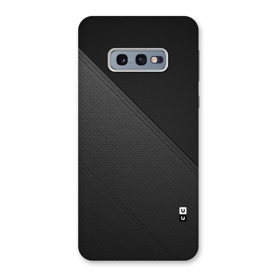 Black Polka Stripe Back Case for Galaxy S10e