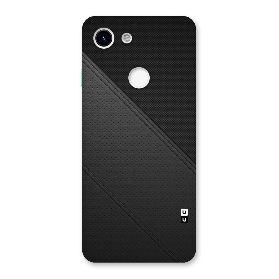 Black Polka Stripe Back Case for Google Pixel 3